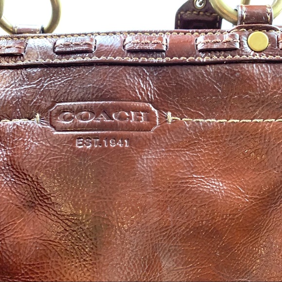 Coach 1941 Gallery Patent Leather Tote - Picture 5 of 8